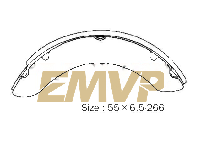 TY3652 Brake Shoe Set