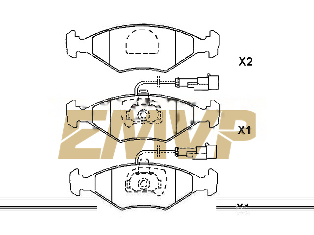 TY7976 Brake Pad Set