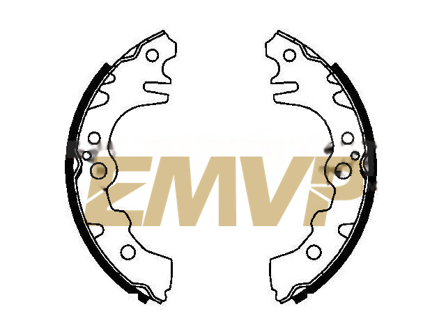 TY4010 Brake Shoe Set