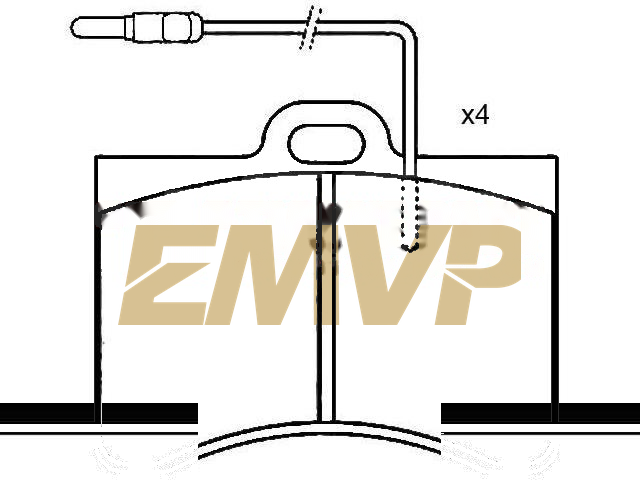 TY2132 Brake Pad Set