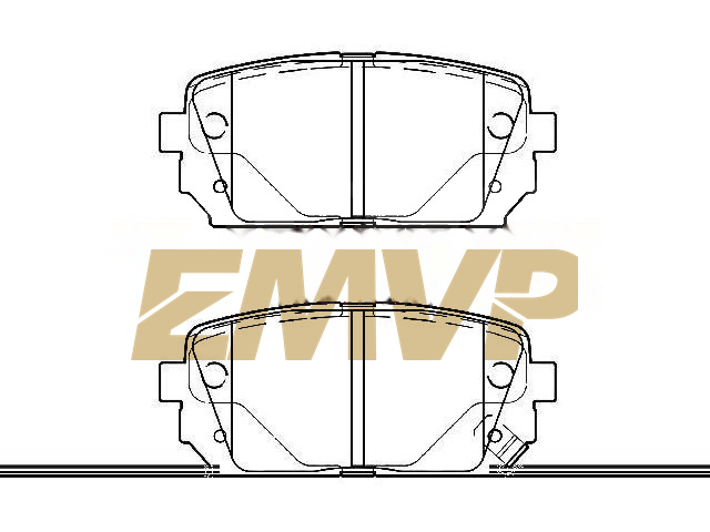 TY4150 Brake Pad Set