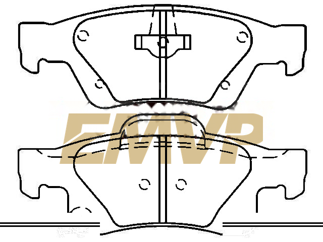 TY3252 Brake Pad Set