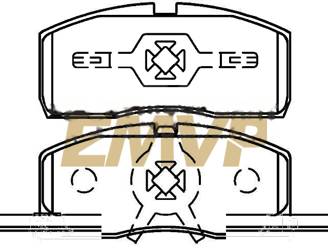 TY5084 Brake Pad Set