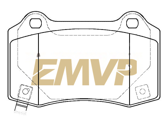 TY0725 Brake Pad Set