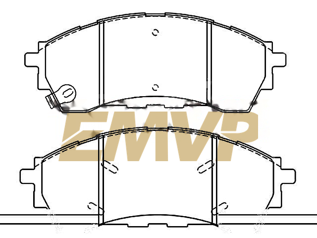 TY9350 Brake Pad Set