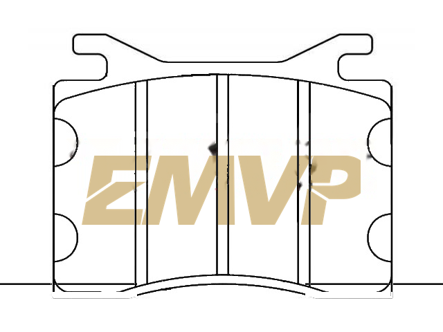 TY6958 Brake Pad Set