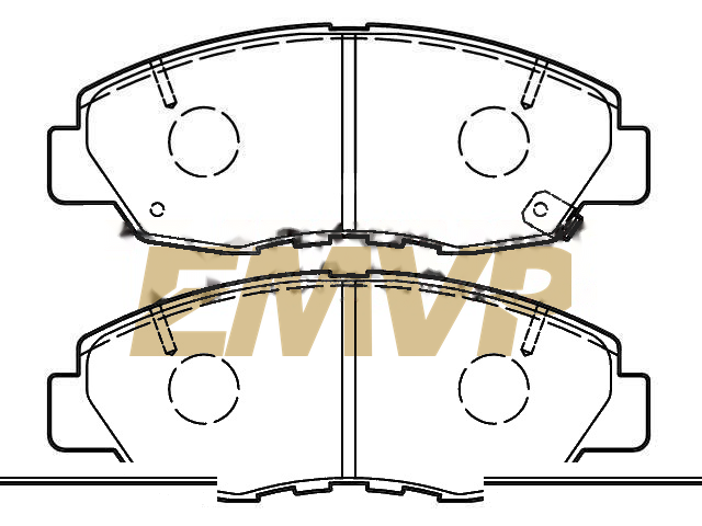 TY7204 Brake Pad Set