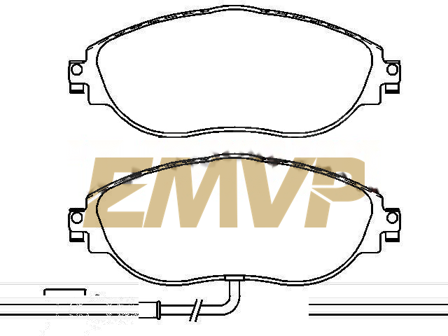 TY7477 Brake Pad Set
