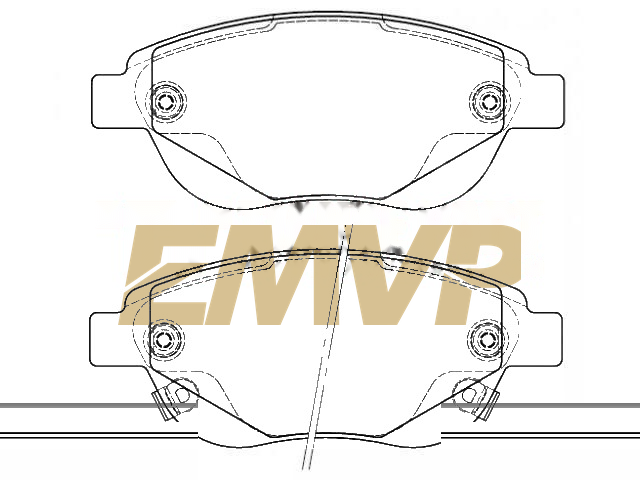 TY4223 Brake Pad Set