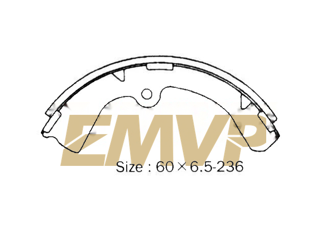 TY4522 Brake Shoe Set