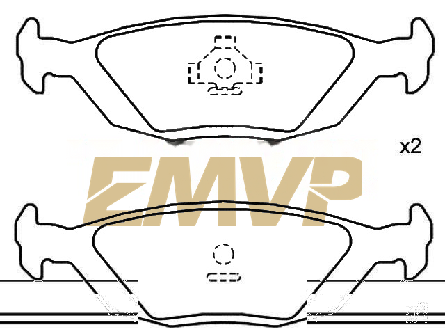 TY3661 Brake Pad Set
