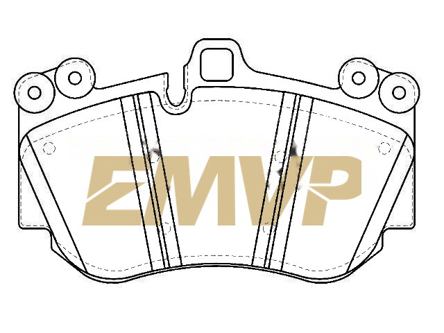 TY4717 Brake Pad Set
