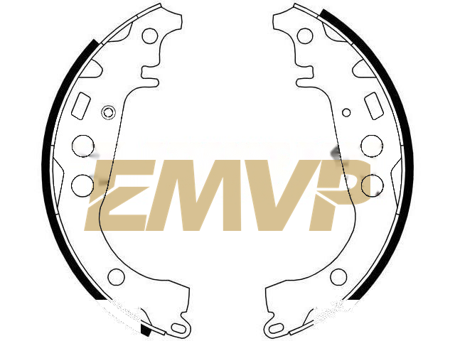 TY3942 Brake Shoe Set