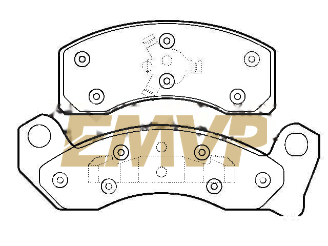 TY9851 Brake Pad Set