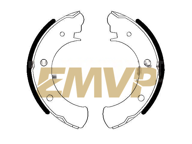 TY7236 Brake Shoe Set