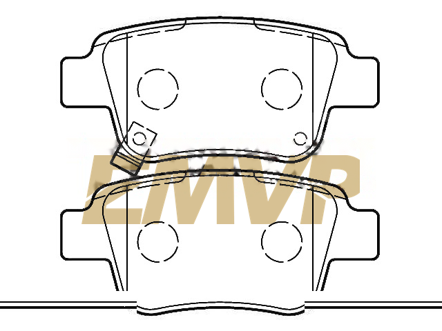 TY0779 Brake Pad Set