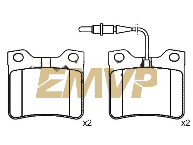 TY2514 Brake Pad Set