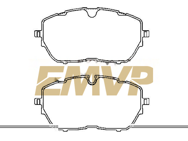TY7927 Brake Pad Set