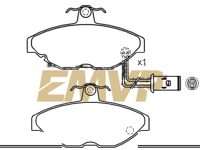 TY9267 Brake Pad Set