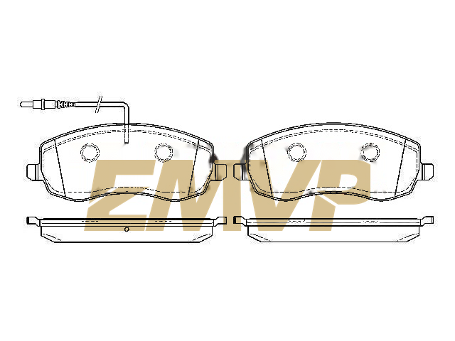 TY1858 Brake Pad Set