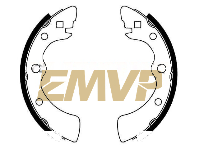 TY7174 Brake Shoe Set