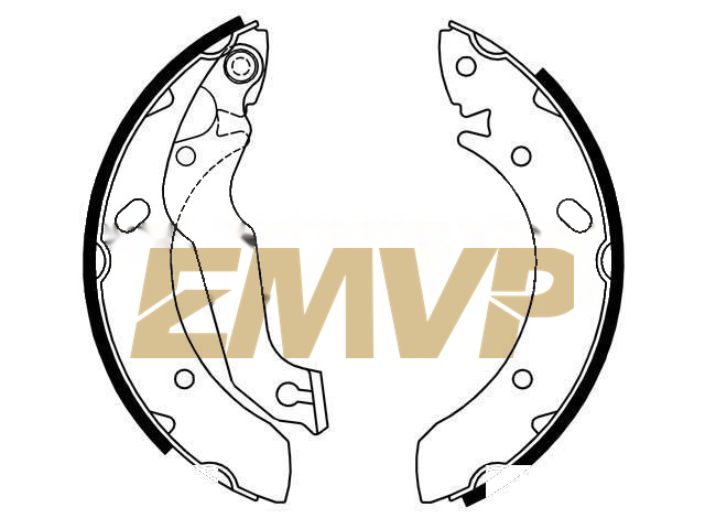 TY7470 Brake Shoe Set