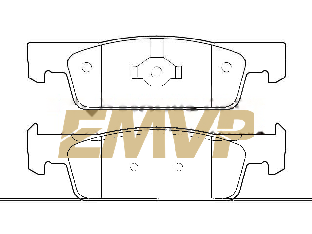 TY6297 Brake Pad Set