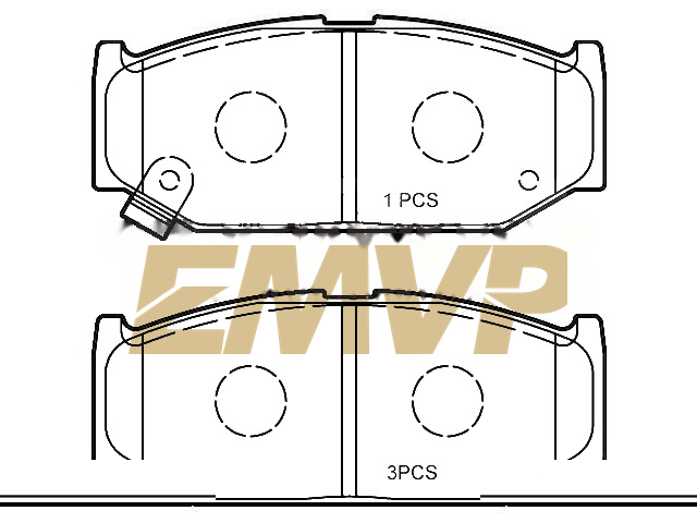 TY0832 Brake Pad Set