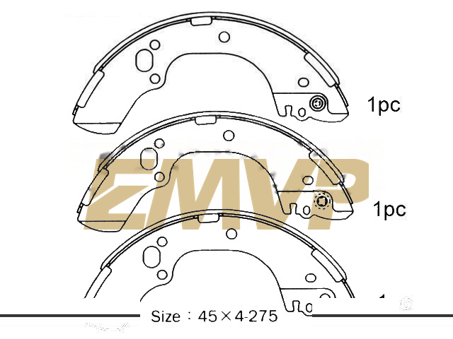 TY6779 Brake Shoe Set