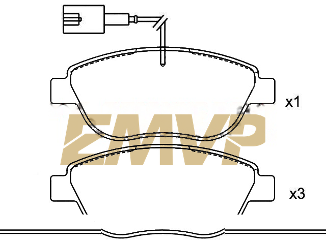 TY2147 Brake Pad Set
