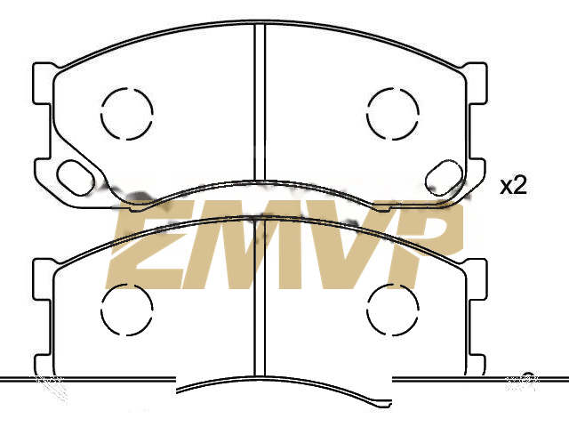 TY8183 Brake Pad Set