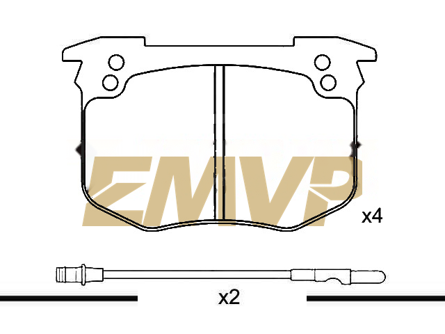 TY8988 Brake Pad Set