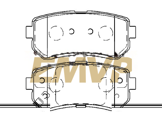 TY3972 Brake Pad Set