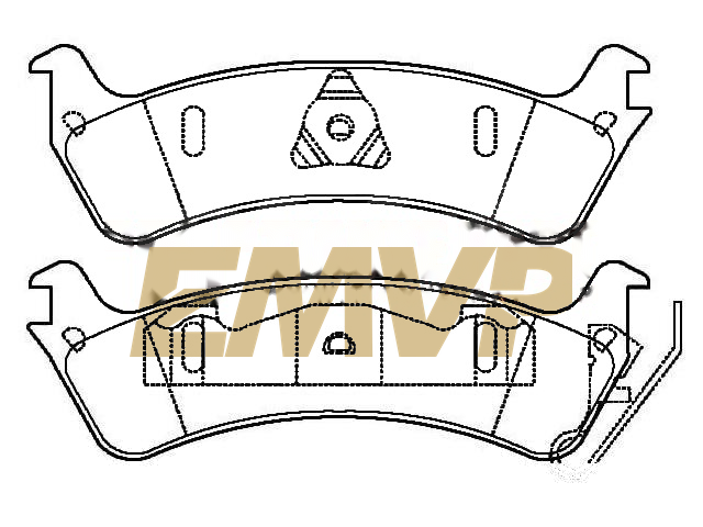 TY6861 Brake Pad Set