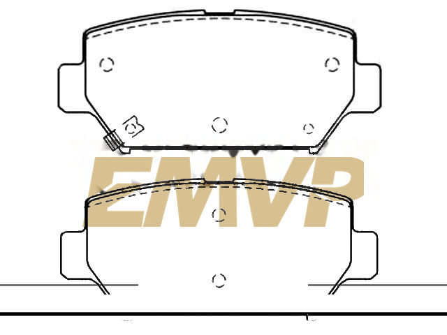 TY8922 Brake Pad Set
