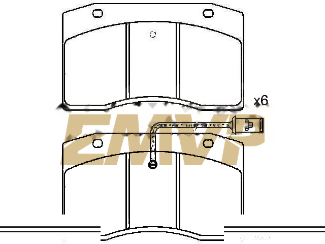 TY6030 Brake Pad Set