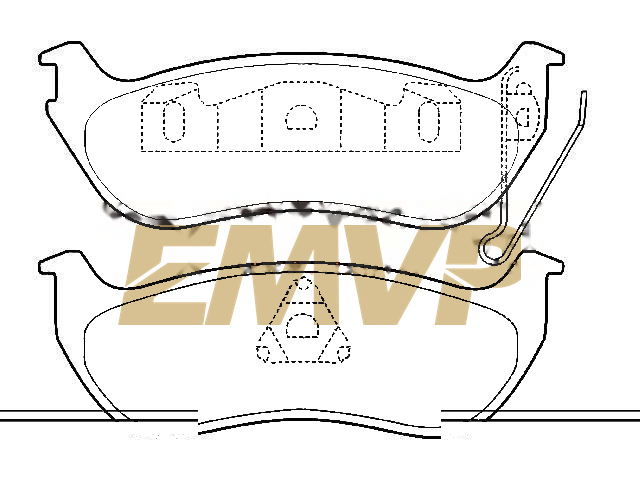 TY7933 Brake Pad Set