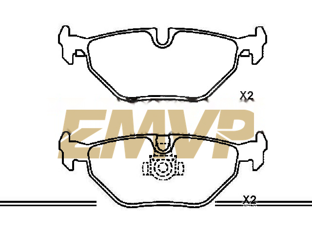 TY5789 Brake Pad Set