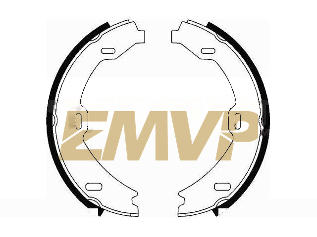 TY7619 Brake Shoe Set