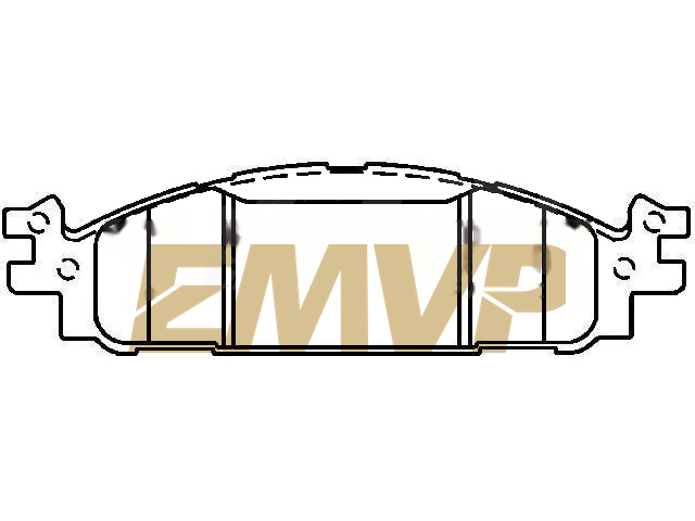 TY0640 Brake Pad Set