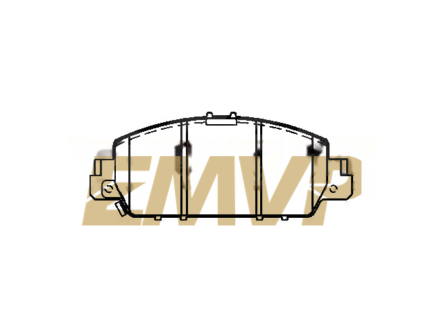 TY7550 Brake Pad Set
