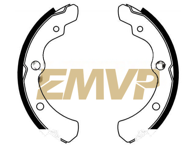 TY6607 Brake Shoe Set