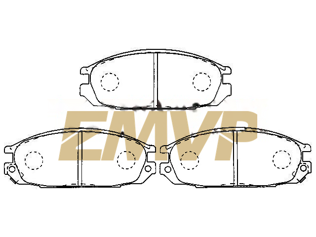 TY0423 Brake Pad Set