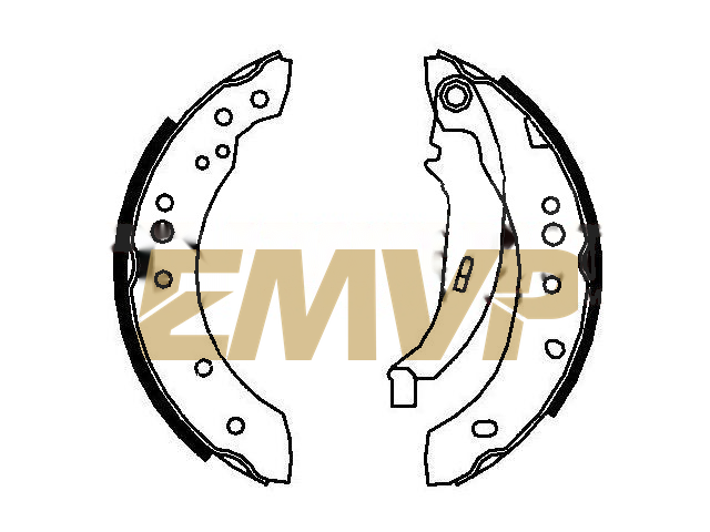 TY8020 Brake Shoe Set