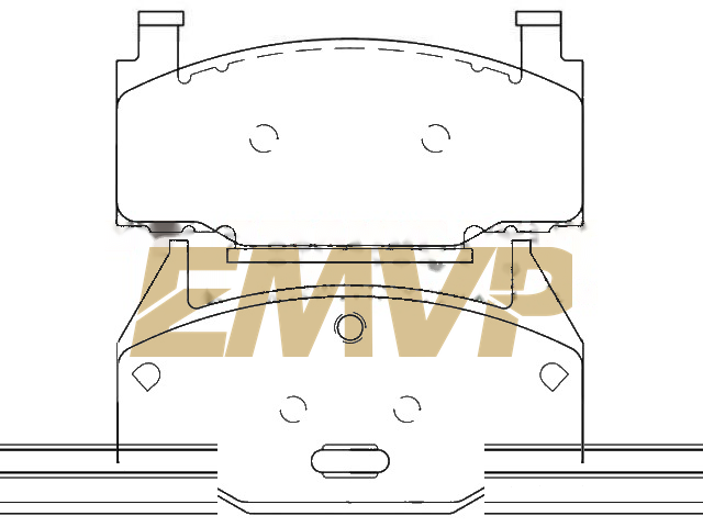 TY8609 Brake Pad Set
