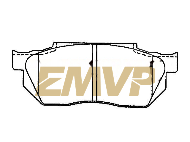 TY7053 Brake Pad Set