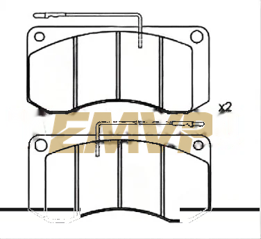 TY5195 Brake Pad for CV & Heavy Duty WVA 29013