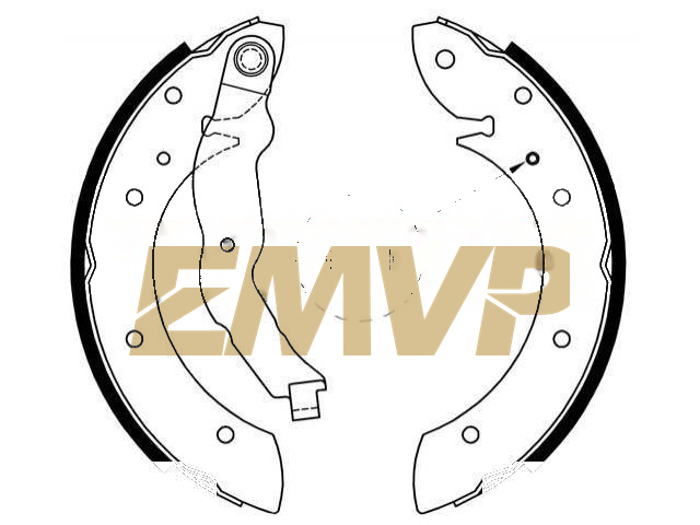 TY4274 Brake Shoe Set
