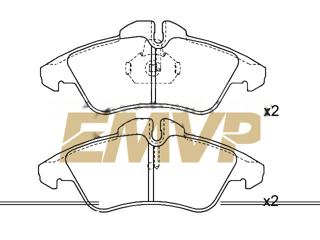 TY5154 Brake Pad Set
