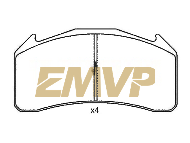 TY2726 Brake Pad Set